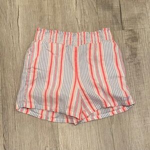 Vineyard Vines Pink Blue Smocked Shorts - Girls’ Size M